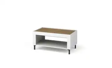 Couchtisch Eiche (Nachbildung), Weiß