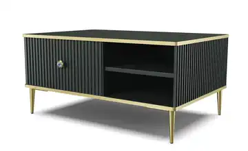 Couchtisch Schwarz, Goldfarben