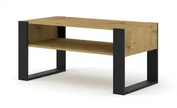 Couchtisch 53,2 cm 100x53,2 100 cm Eiche Artisan (Nachbildung)