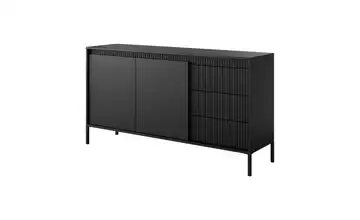 Sideboard 39 cm 153 cm Schwarz