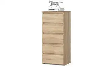  Kommode mit 5 Schubladen Carlo