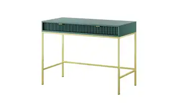 Schminktisch Nova Grün, Goldfarben