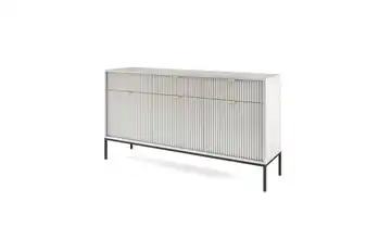 Sideboard Nova 154 cm Grau, Schwarz 3 Stück