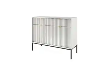 Sideboard Nova 104 cm Grau, Schwarz 2 Stück