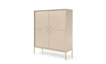 Highboard Molly Beige, Goldfarben