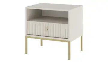 Kommode Maglione kaschmirfarben Griffe und Gestell: Metall Goldfarben