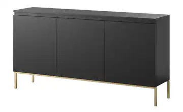 Selsey Sideboard Bemmi 150 cm Schwarz