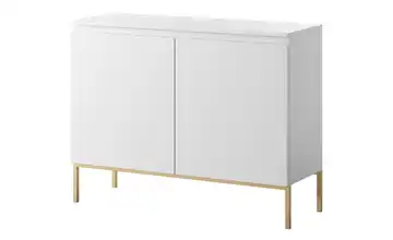Sideboard 100 cm Weiß 2 Stück
