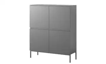 Highboard Bemmi Schwarz Schwarz