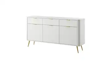 Sideboard Oval Weiß