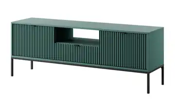 Lowboard Grün Schwarz