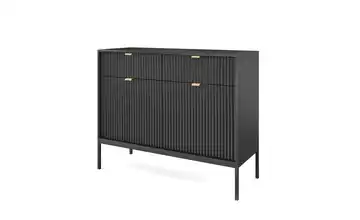 Sideboard Vellore Schwarz Schwarz