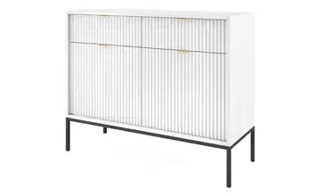 Sideboard Vellore Weiß Schwarz