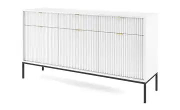 Sideboard Vellore Weiß Schwarz