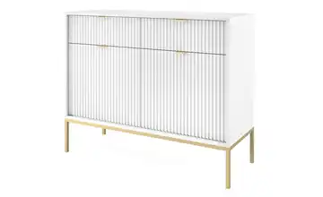 Sideboard Vellore Grau Goldfarben