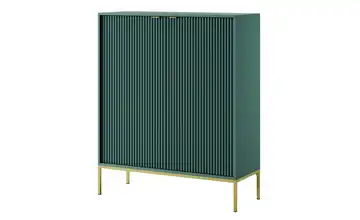 Highboard Vellore Grün Goldfarben