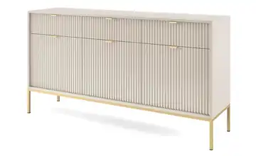 Sideboard Vellore Greige Goldfarben