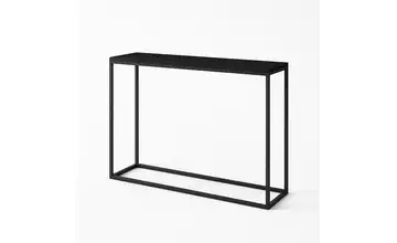 Konsolentisch Schwarz 100 cm Schwarz 25x100