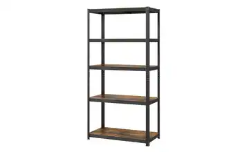 Standregal Cozory Schwarz, Braun