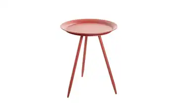 Beistelltisch 47 cm 38 cm Rot L38xB38