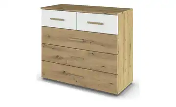 Kommode Moffat Eiche Artisan (Nachbildung), Weiß