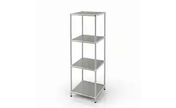 Floordirekt Metallregal Grau