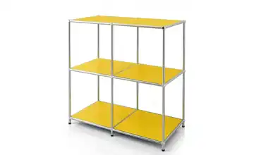 Floordirekt Metallregal Gelb