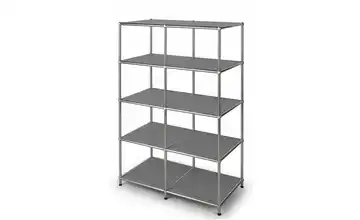 Floordirekt Metallregal Grau