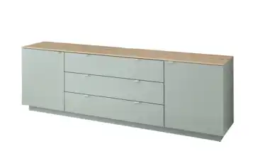 TV-Sideboard Core 240 cm Grün, Eiche Artisan (Nachbildung)