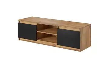 Lowboard Dingo Eiche (Nachbildung), Schwarz