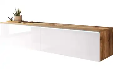 Lowboard Breno Eiche (Nachbildung), Weiß