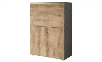 Sekretär Anthrazit, Kastanie (Nachbildung)