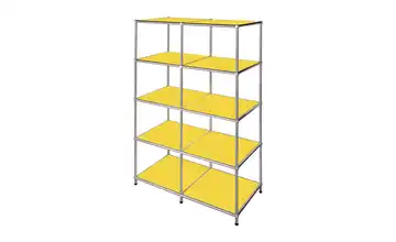 Floordirekt Metallregal Gelb