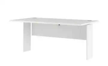 Schreibtischplatte mit Sichtblende und Paneel Success Weiß 150,1 cm