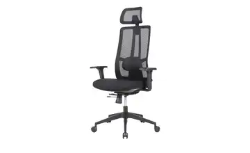Büro-Drehstuhl Zaber Schwarz