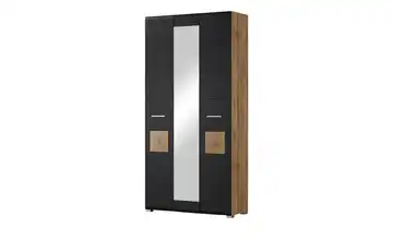 Garderobenschrank Cortina Schwarz, matt