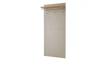 Garderobenpaneel Longo Taupe, Eiche bianco