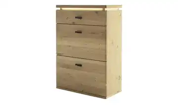 Hängeschuhschrank Woodland Eiche bianco