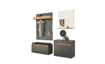 Garderobenkombination 200 cm 260 cm Anthrazit