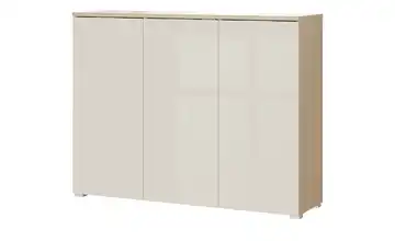 uno Schuhschrank Bent Eiche (Nachbildung), kaschmirfarben 134 cm