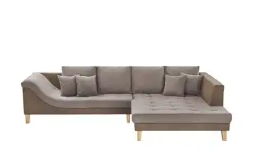 smart Ecksofa Wilma rechts Braun, Schlamm
