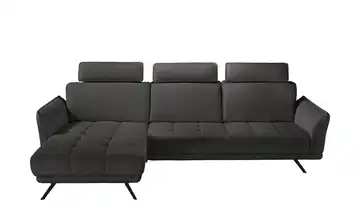 Lounge Collection Ecksofa Joel Schwarz links Erweiterte Funktion