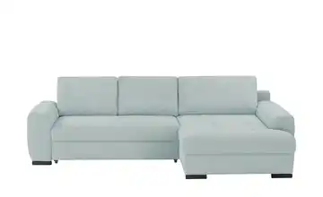 bobb Ecksofa in kuscheligem Cordstoff Soumia Hellblau Cordstoff rechts