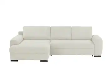 bobb Ecksofa in kuscheligem Cordstoff Soumia Elfenbein Cordstoff links