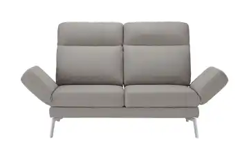 Sofa 2-sitzig mit Funktion Timea Silbergrau