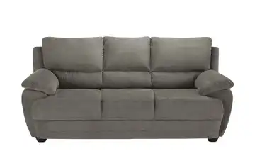 uno Sofa 3-sitzig aus Mikrofaser Nebolo Grau