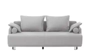 smart Sofa mit Schlaffunktion Zamira Silbergrau