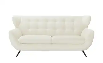 Jette Home Sofa 2,5-sitzig aus Mikrofaser Mellow Weiß