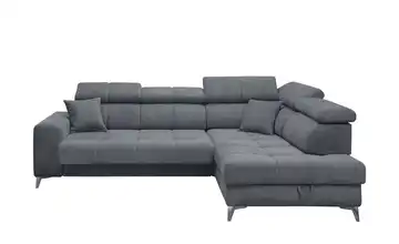 Ecksofa inklusive Stauraum Sydney Anthrazit rechts