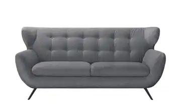 Jette Home Sofa 2,5-sitzig aus Mikrofaser Mellow Grau
